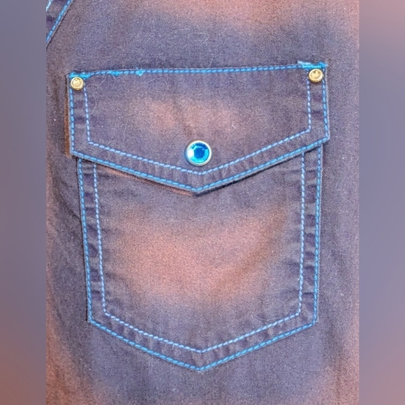 Rock 47 size XL rodeo button down NWT one mark on the back - Picture 11 of 14